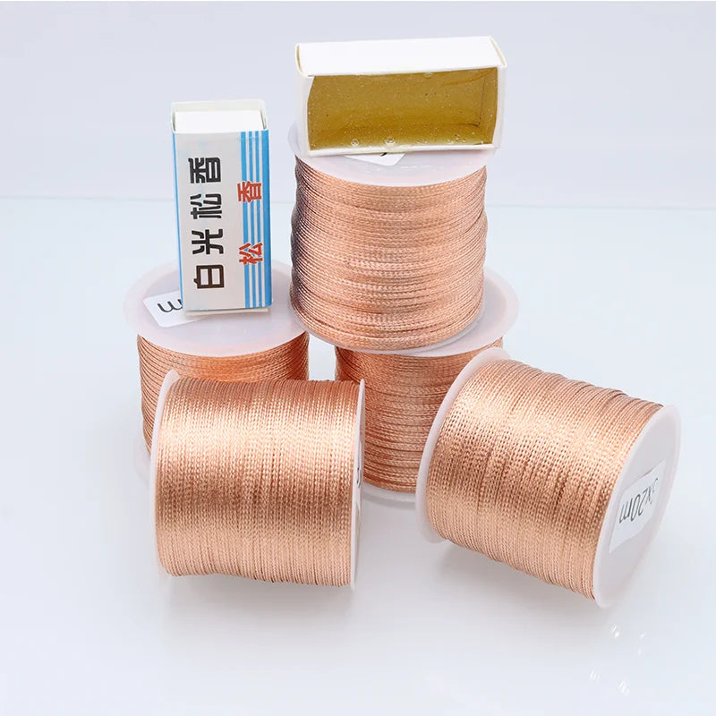 Solder Wick Braid 65feet Length No-Clean Soldering Wire Roll and Disassemble Electrical Component Desoldering Wick Braid Remover
