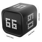 Adjustable Cube Pomodoro Timer - 5/25/10/60 Minute Countdowns, Settings - Pause, Resume, Silent, Vibrate & Sound Alarm Timer