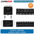 Original 10PCS TO-252 TSSOP-8 AOD2810 AOD4184A AOD4454 8205A AOD403 N/P-channel SMD Mosfet Transistor Integrated Circuit BJT