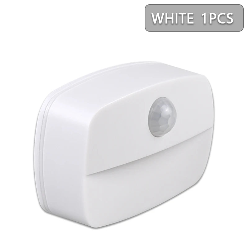 LED Night Light with Motion Sensor Cabinet Lamp Wireless Bedside Nightlight Battery Power For Bedroom Closet Stairs Lighting