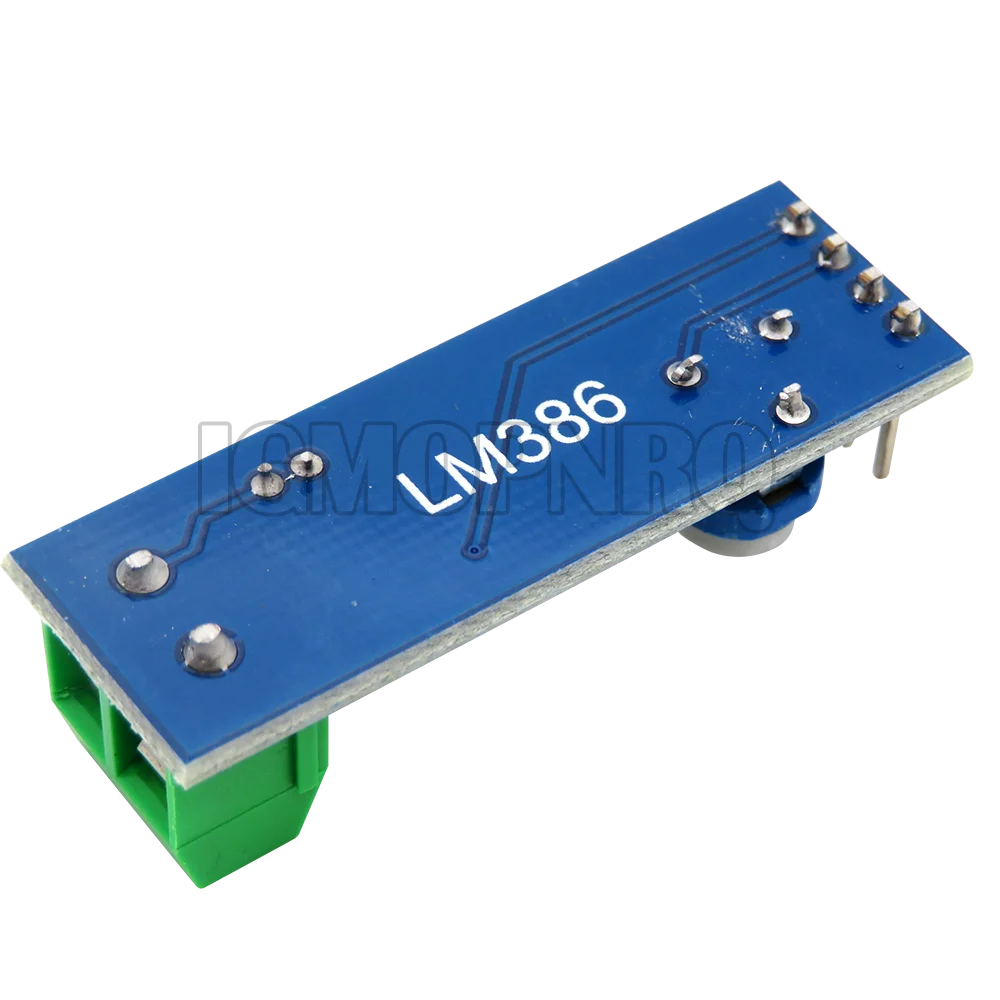 LM386 5V-12V Input Audio Power Amplifier Module 200 Times Gain Amplifier Board Mono Power Amplifier
