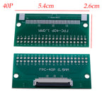 FPC FFC Flexible Cable Adapter Board 0.5mm Pitch Connector SMT to 2.54mm 16P/18P/20P/22P/24P/26P/30P/36P/40P/45P/50P/56P/60P/80P