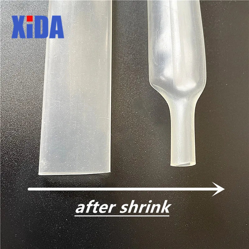 10 Meters/Lot 5mm 6mm 8mm 10mm Red Blue Green Yellow White Clear Black Heat Shrink Tube Heatshrink Tubing Sleeving Wrap Kits DIY