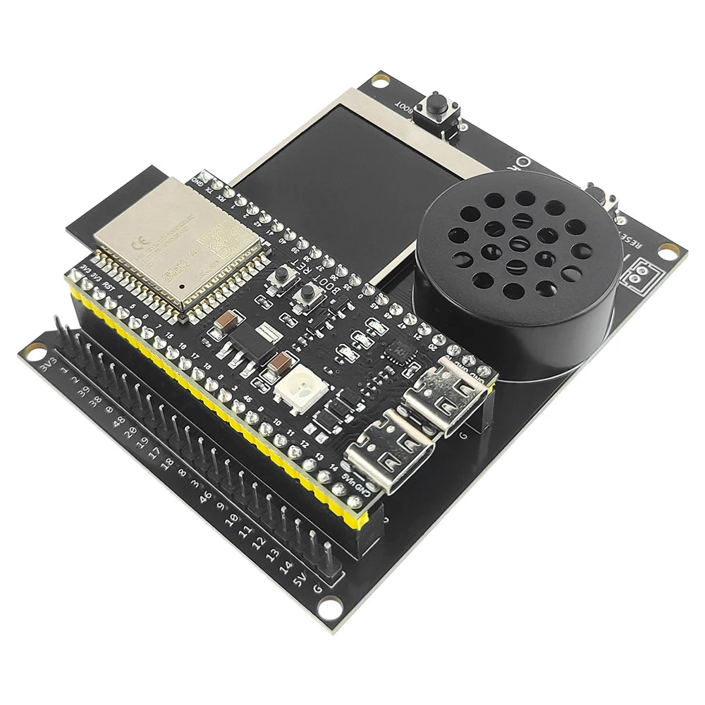 ESP32S3 N16R8 Development Board with 1.54 Inch TFT Display Speaker Expansion Adapter Kit for DIY AI Type-C Wifi Module ESP32-S3