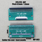 1pcs 4/6/8/10/12/15/16/18/20/22/24/26/30/34/36/40/42/45/50/56 Pin FPC/FFC Adapter Board 0.5mm To 2.54mm Connector