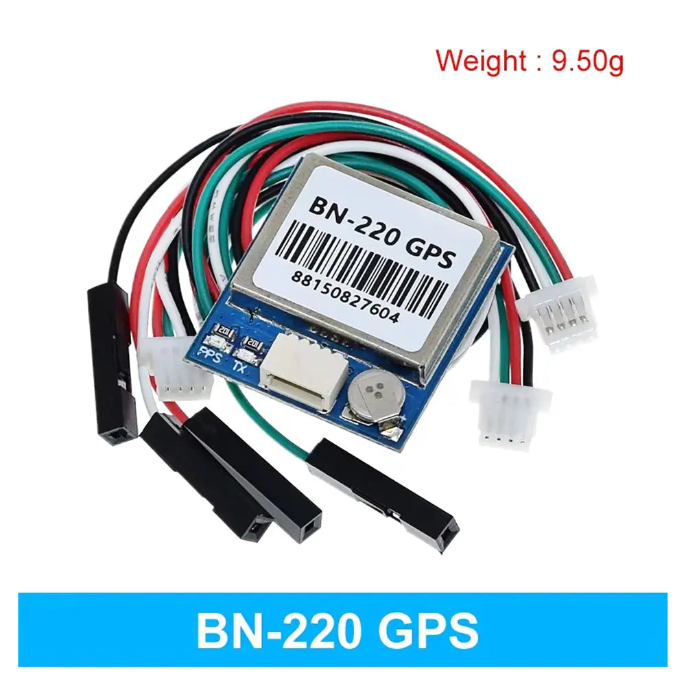 BN220 BN-880 GNSS Module, 3.0V-5.0V TTL Level GPS GLONASS Dual GPS Module with Built-in FLASH Antenna for RC Drone Airplane