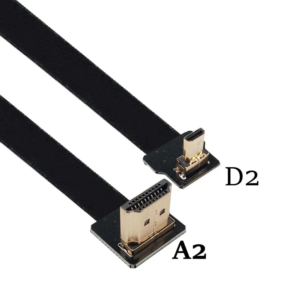 Camera 0.05M-1M FPC flexible cable drone aerial photo transmission FPV Micro HDMI to HDMI HD cable