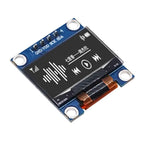 0.96 Inch Blue/White IIC OLED Display - 128x64 Pixels Arduino/RPi/ESP32 Compatible Low Power Compact for DIY & Embedded Projects