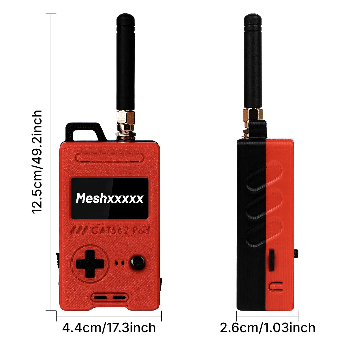 GAT562 30S Pod 30dBm Mesh Radio Node With NRF52840 SX162 GPS LoRa Meshtastic Wireless Device for Meshcore 2000mAh Battery