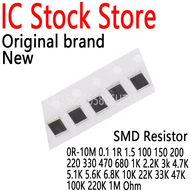 1210 SMD Resistor 0R-10M 0.1 1R 1.5 100 150 200 220 330 470 680 1K 2.2K 3k 4.7K 5.1K 5.6K 6.8K 10K 22K 33K 47K 100K 220K 1M Ohm