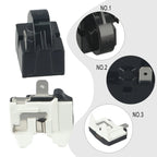 Starting Relay Refrigerator PTC Starter Relay Replacement 1/2/3/4Pins 12ohm Compressor Overload Protector