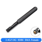 1-10Pcs 2.4GHz 5.8Ghz 5G Antenna RPSMA 8dBi wifi Antenna Dual Band 2.4G/5G 5.8G WIFI Antena Aerial SMA Female Wireless Router