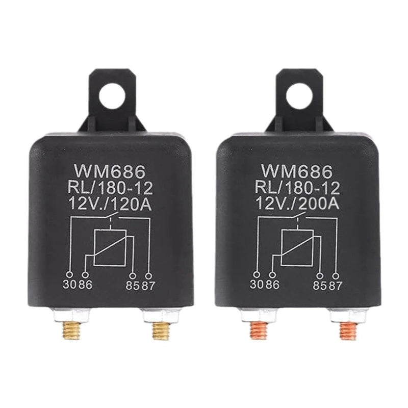 DC 12V 24V 100A 120A 200A WM686 Relay 4 Pin Normal Open Car Starter Relay For Battery ON/OFF Split Charge Relay Switch