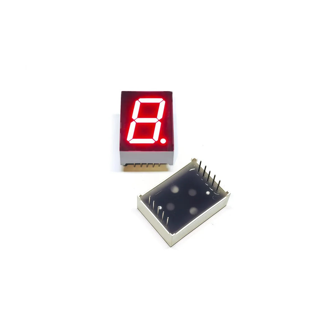 10PCS 0.8 inch 1-digit digital tube 20mmX27.7mm digital display screen "8" high 20.4mm 7-segment digital tube 8106 series 8102