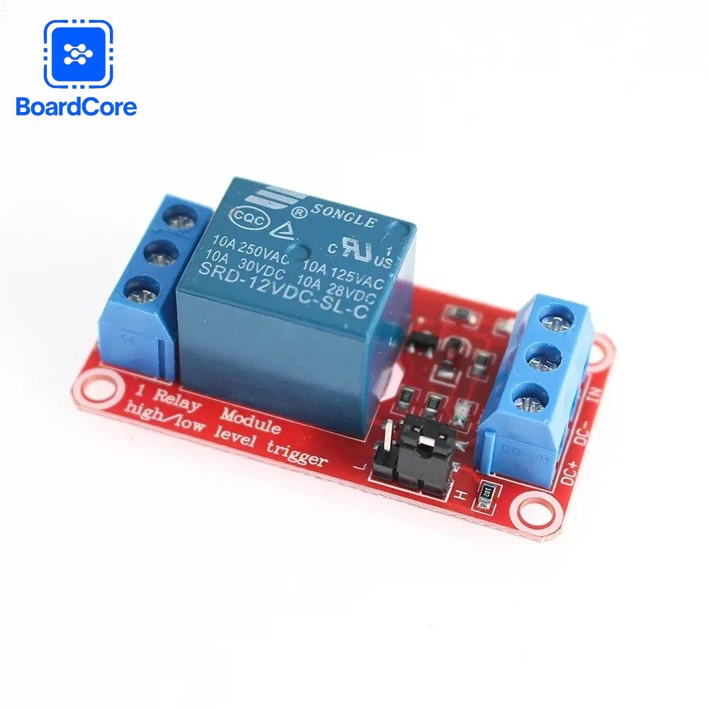 1/2/4/8 Channel Relay Module 5V/12V/24V with Optocoupler Isolation High/Low Level Dual Trigger for Arduino/PLC/MCU Control Board