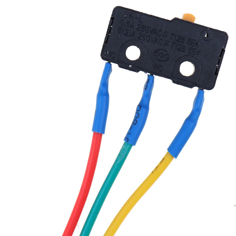 New 10pcs Flame retardant material metal Gas Water Heater Micro Switch Three Wires Small On-off Control 0.6x1x2cm