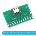 Micro Mini USB USB A Male USB 2.0 3.0 A Female USB B Connector Interface to 2.54mm DIP PCB Converter Adapter Breakout Board