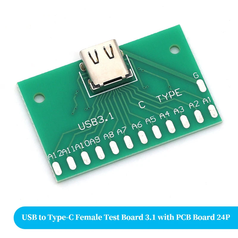 Micro Mini USB USB A Male USB 2.0 3.0 A Female USB B Connector Interface to 2.54mm DIP PCB Converter Adapter Breakout Board