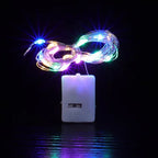 1/5/10pcs Fairy Lights String Button Battery Light Home Decor Living Bedroom Garden Christmas Wedding New Year Ornament Garland