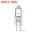 10/50/100PCS G4 12V 10W 20W LED Lamp Bulbs Eco Halogen Light Bulbs Capsule Inserted Beads Crystal Lamp Halogen Bulb Wholesale