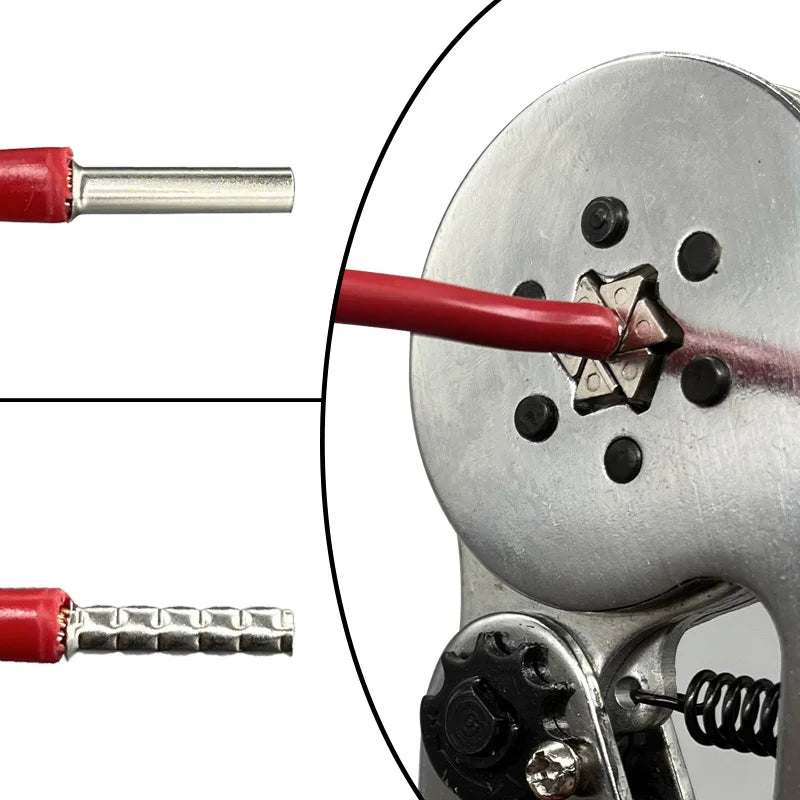 Pure Copper Non-Insulated Cord End Terminals Kit EN0508 EN1008 EN4009 Naked Wire Ferrules Crimp Terminals Wire Connector