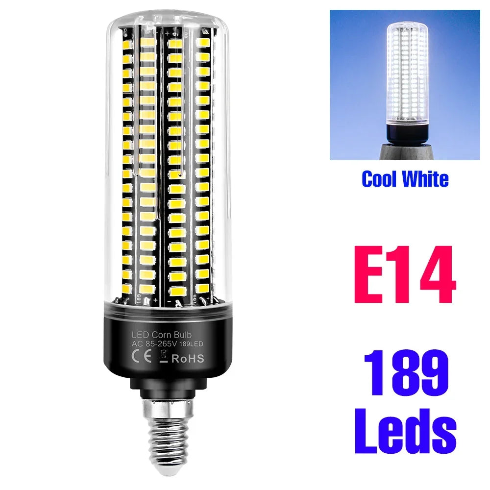30W LED Indoor Corn Bulb E27/E26 Ceiling Lamp Bulbs E14 Spotlight B22 Living Room Bedroom Kitchen Washroom 220V Home Lighting