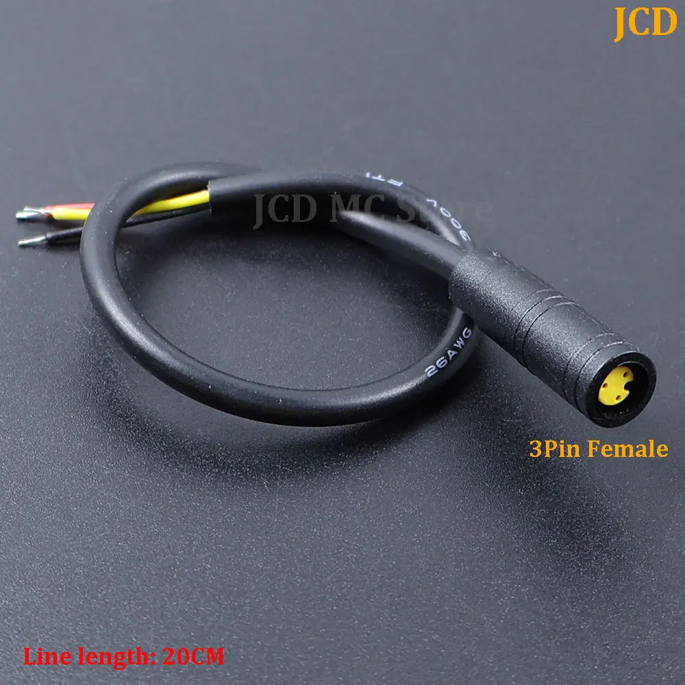 M6 M8 Julet Sensor Waterproof Electric Bicycle Butt Joint Plug  2 3 4 5 6 Pin Male Female Ebike Display Cable Connector