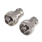 2PCS SMA Female to BNC Female RF Adapter Converter Coaxial Straight Jack for Baofeng UV-5R FD-880 Two Way Radio Walkie Talkie