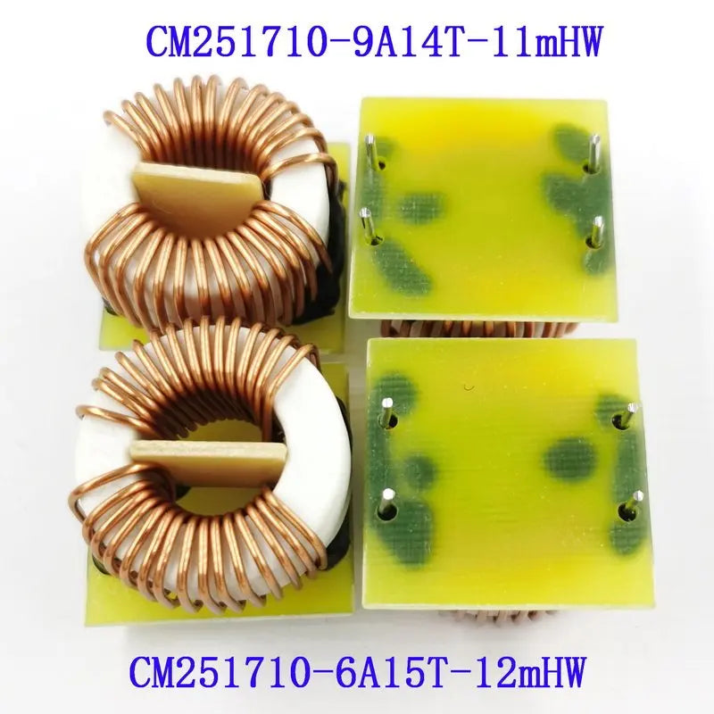 2PCS Nanocrystalline Amorphous Magnetic Ring Common Mode Choke Coil High Current Inductor 25*17*10 Horizontal 2510