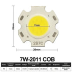 10pcs COB LED 3W 5W 7W 10W 12W 15W 18W 30W 36W Neutral Cold Warm White 13mm 20mm 28mm 1919 Chips Lamp SpotLight Downlight DIY