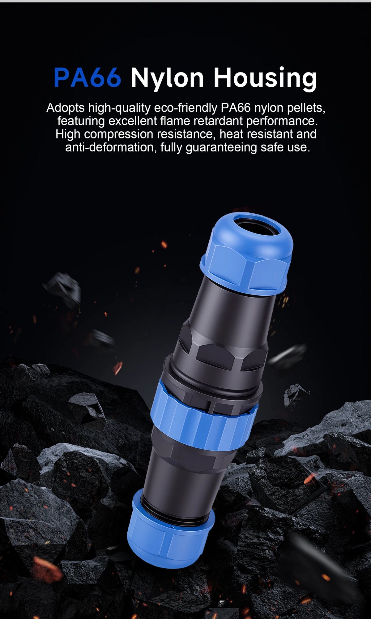 SP13 Connector Waterproof IP68 2pin 3pin 4pin 5pin 6pin 7pin Docking Male Plug Female Socket Cable Plug and Socket Connectors
