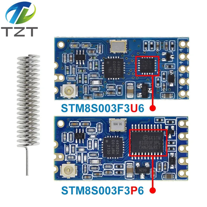 DIYTZT 1/2/3PCS 433Mhz HC-12 SI4463/4438 wireless serial port module 1000m replace bluetooth NEW