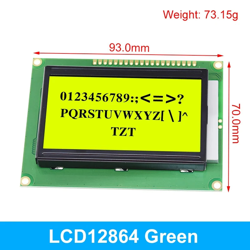 TZT LCD1602 LCD 1602 2004 12864 module Blue Green screen 16x2 20X4 Character LCD Display Module HD44780 Controller