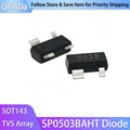 SP0503BAHT, SP0503BAHTG, SP0503, SOT143 Package, TVS Array Diode, Model 503B 10pcs20pcs/50pcs/100pcs/200pcs
