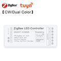 Zigbee 3.0 CCT RGBW RGB LED Strip Lights Controller Dimmable Voice Dimmer Work With Tuya Gateway HueBridge SmartThings Bridge
