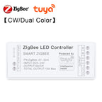 Zigbee 3.0 CCT RGBW RGB LED Strip Lights Controller Dimmable Voice Dimmer Work With Tuya Gateway HueBridge SmartThings Bridge