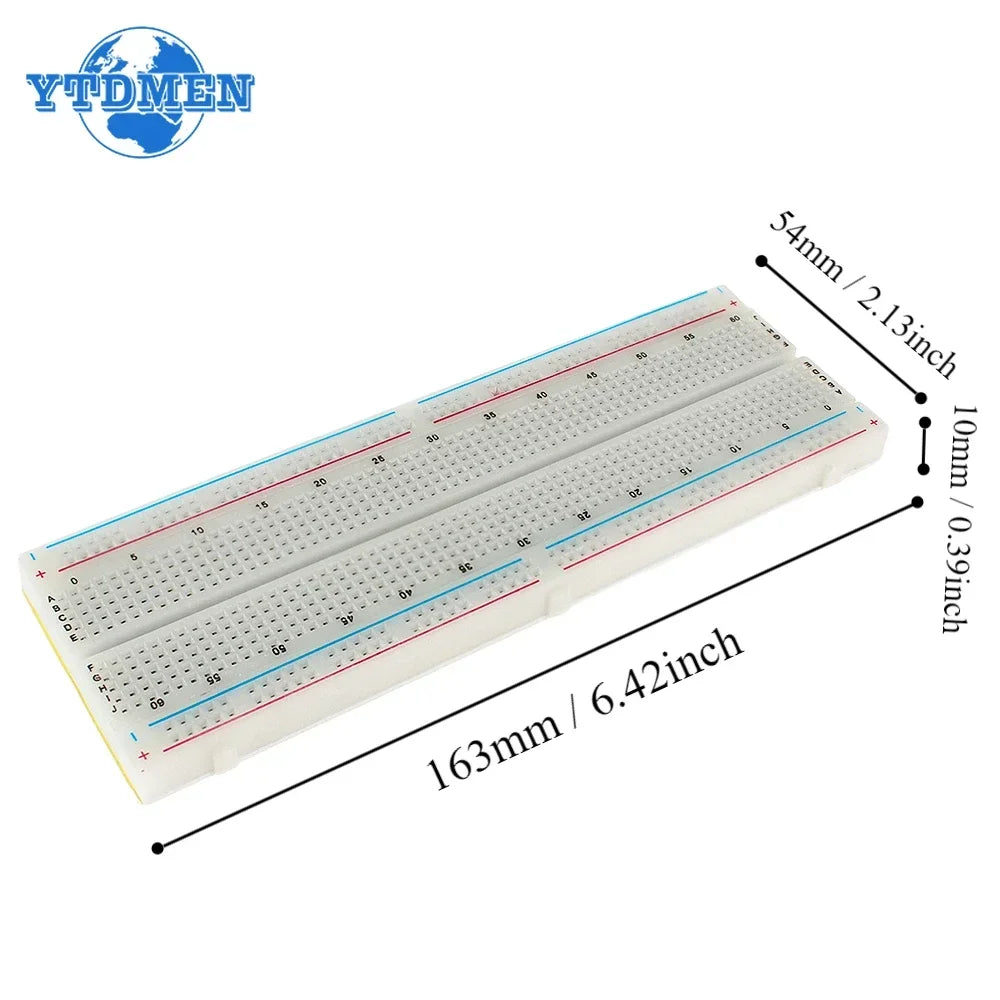 Breadboard Jumper Wire Kit MB102 Breadboard 830 Point Solderless Pcb Test Develop Bread Board Jumper Cable Electronics Diy Kits