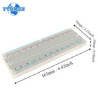 Breadboard Jumper Wire Kit MB102 Breadboard 830 Point Solderless Pcb Test Develop Bread Board Jumper Cable Electronics Diy Kits