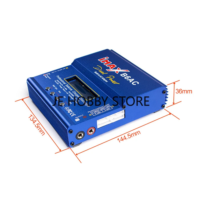iMAX B6AC 80W 6A Lipo Charger Balancer For Nimh Nicd Lipo LiFe Li-ion Pb Battery LCD Screen Display RC Charger Discharger XT60