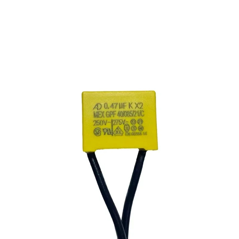 5PCS AD K X2 Safety capacitance Tape line 0.1uF 0.15uF 0.22uF 0.33uF 0.47uF 250V-275V Housing Flexible wire safety capacitor