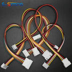 5pcs 10/20/30cm XH2.54 2P 3P 4P 5P 6P Male to Female Extension Aerial Docking Crimp Battery Charge Wire Cable Connector
