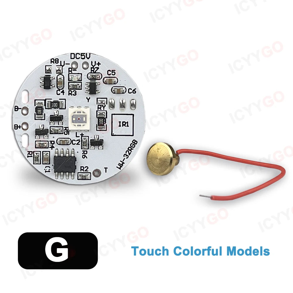 LED Light Panel 5V Color RGB Colorful Gradient Light Source Infrared 24-Key Wireless Remote Control Switch Nn/Off Control/Touch