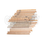 860pcs 1/4W Carbon Film Resistor Kit 5% Resistance Assorted Set 43valuesX20pcs 1R - 1M Ohm 0.25W Sample Pack