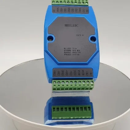 5-channel PT100 Temperature Acquisition Module via Isolated RS485 Interface Modbus RTU with 5-channel 24-bit ADC