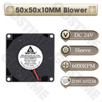 Gdstime 4010 24V Blower 12V 5V Cooler Fan 5015 Radial Fan 50x15MM Turbine Cooling Fan 30MM Micro Fan for 3D Printer Part Cooling