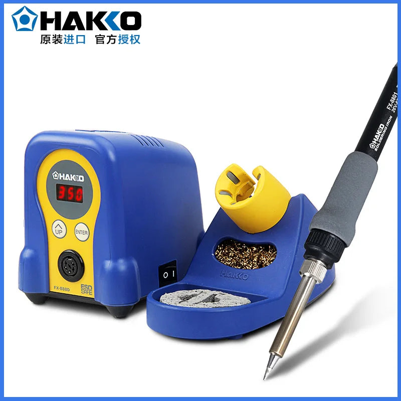 Genuine Hakko FX888D 70W Digital Soldering Station Adjustable Temperature High Quality Thermostat Electric Soldering iron