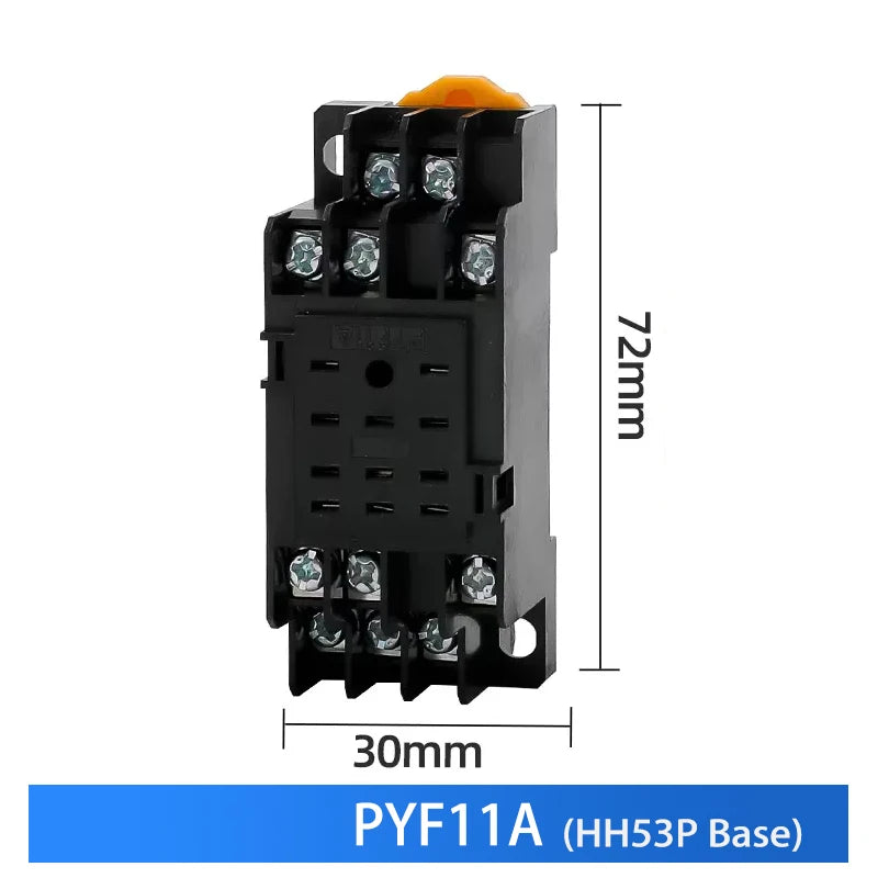 10pcs Small Intermediate Relay AC 220V DC C24 HH52P HH53P HH62P HH63P LED  General Mini Electromagnetic Relay Wholesale