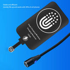 Portable 120W TypeC Magnetic Dual Purpose Wireless Charging Receiver 10W Thin Wireless Charging Receiver for Galaxy A51 A40 A20E