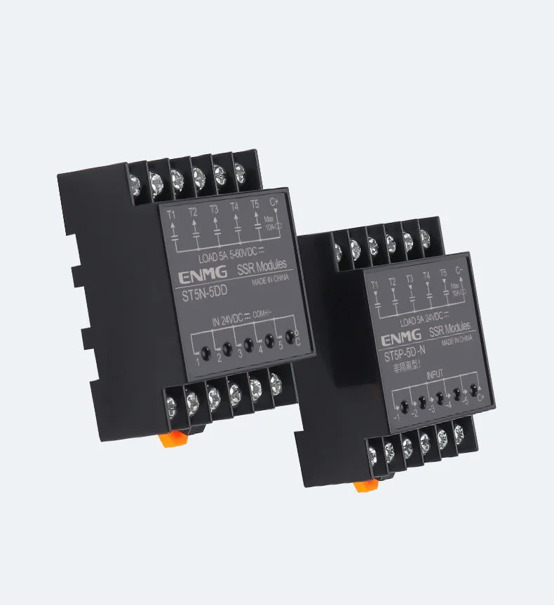 Optically Isolated Multi-Circuit Solid State Relay Module 24V DC Control DC DIN-Rail Module 220V AC PLC Output Amplifier Control