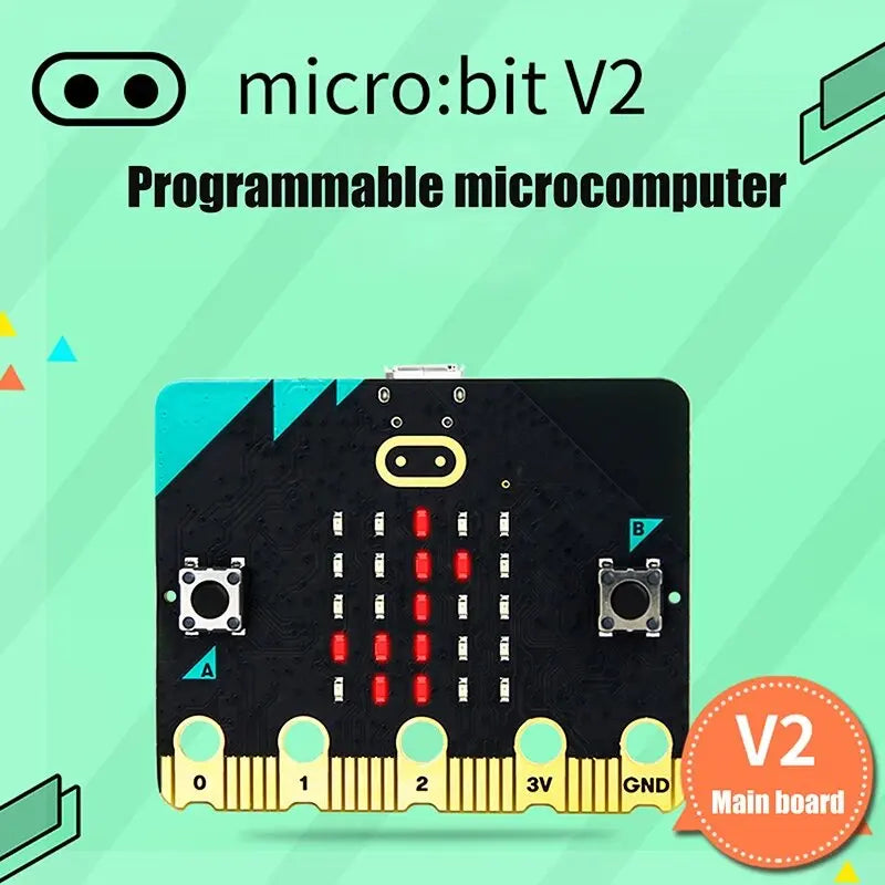BBC Micro:Bit V2.22 Complete Set With Upgraded Processor, Built-In Speaker And Microphone Touch Sensitive Logo MicroBit